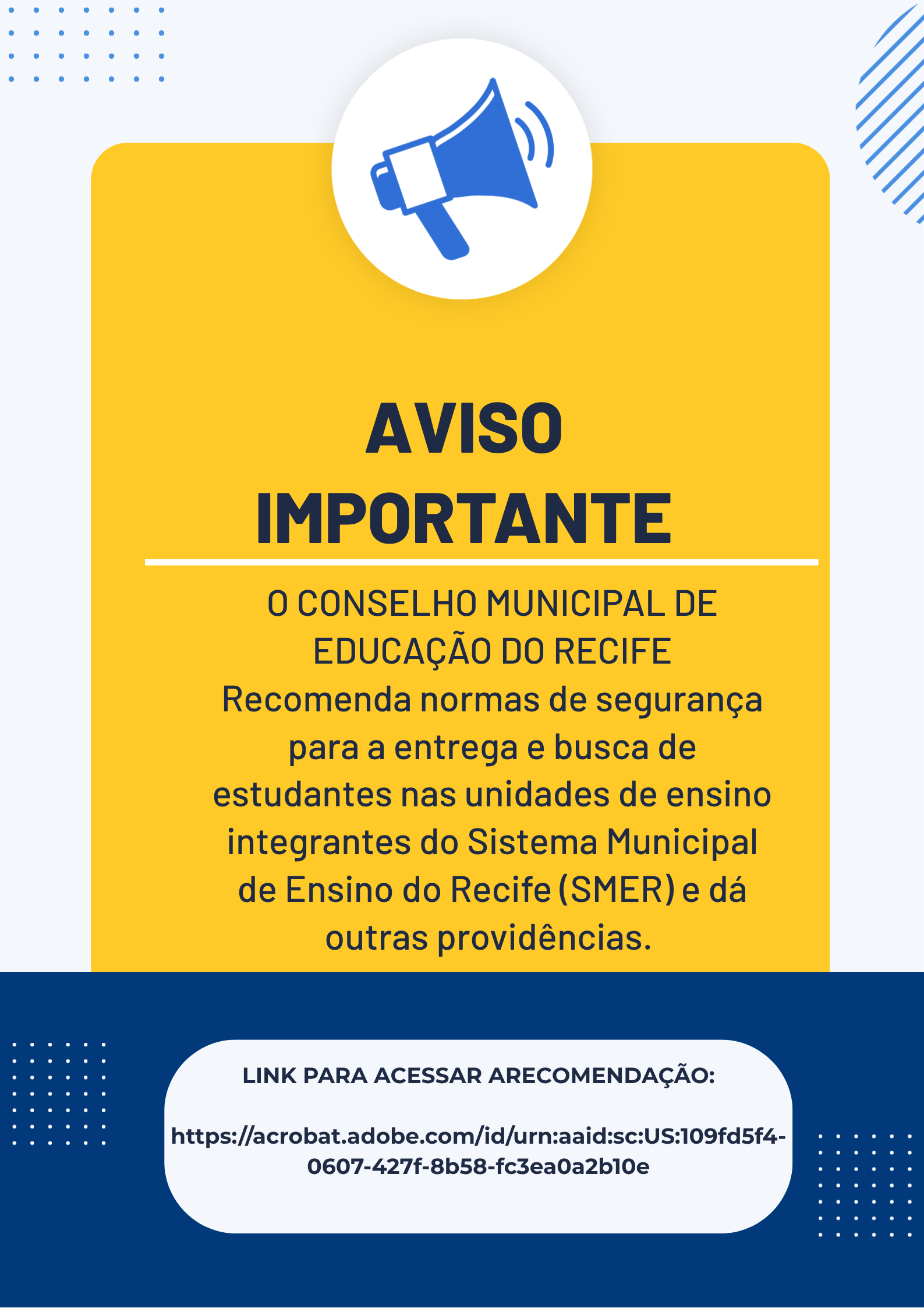 AVISO IMPORTANTE